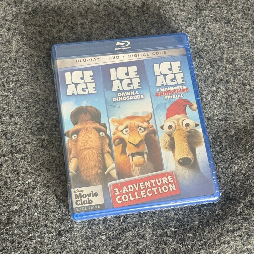 Ice Age 3 - Adventure Collection Blu-ray DVD + Digital Code Disney
